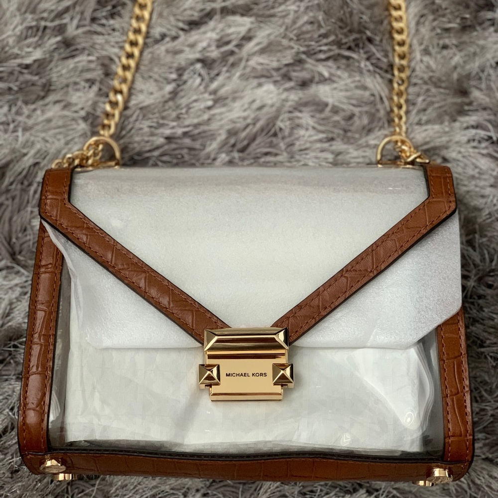 Michael Kors Whitney clear shoulder bag